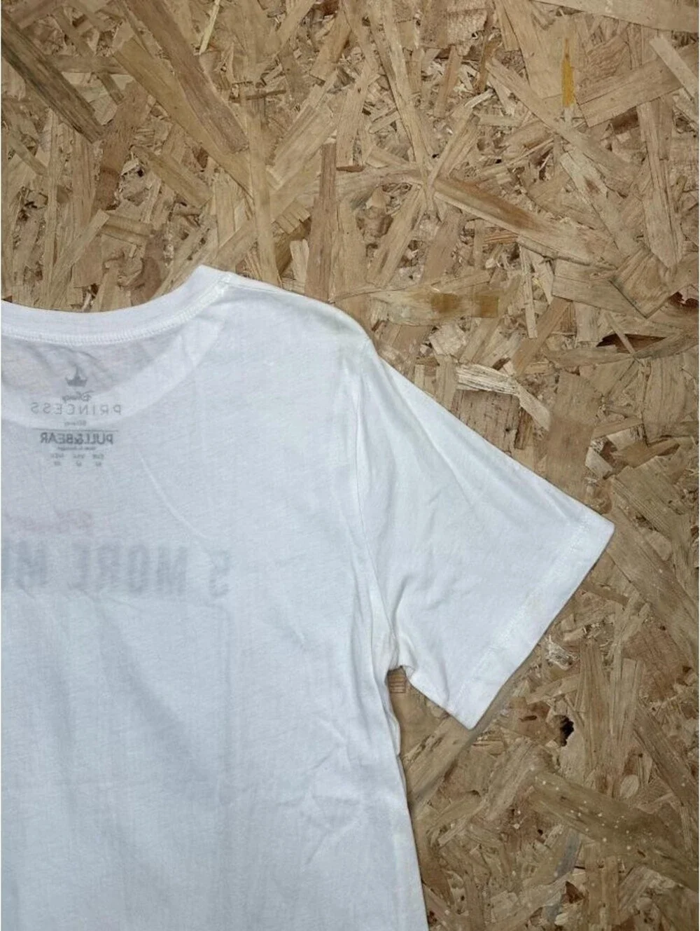 Disney Princess Cinderella Pull & Bear Graphic T-Shirt Girls Size M White Tee